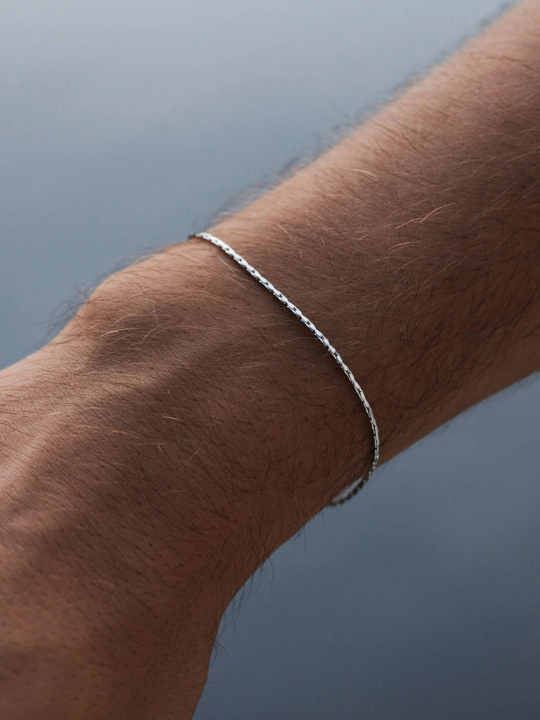 צמיד לגבר - WIRE CHAIN BRACELET