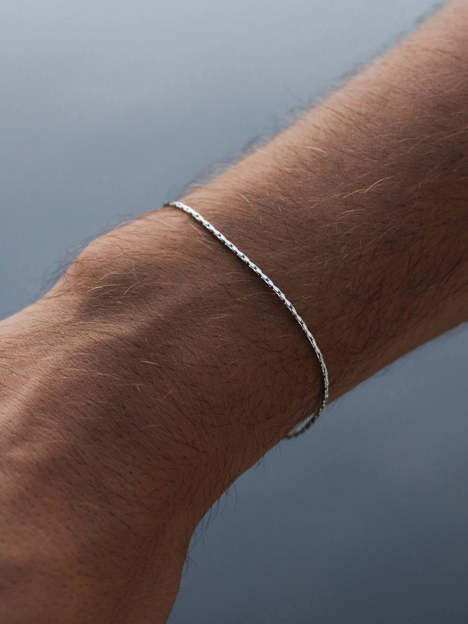 צמיד לגבר - WIRE CHAIN BRACELET