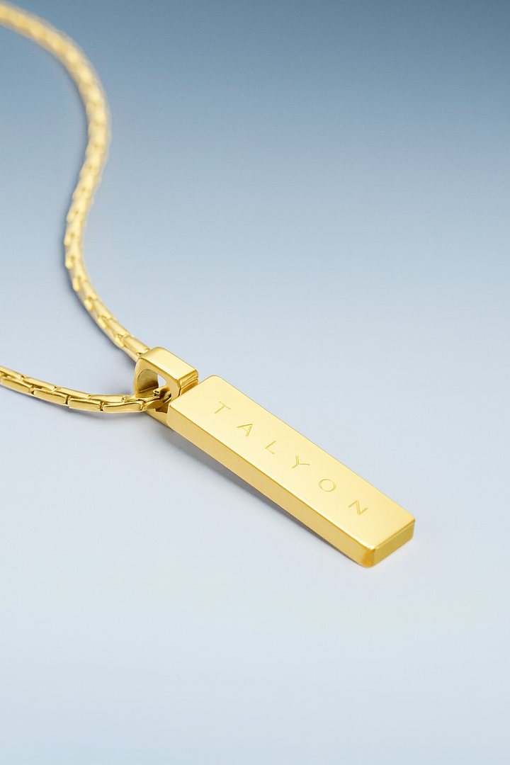 שרשרת לגבר - WIRE PENDANT NECKLACE