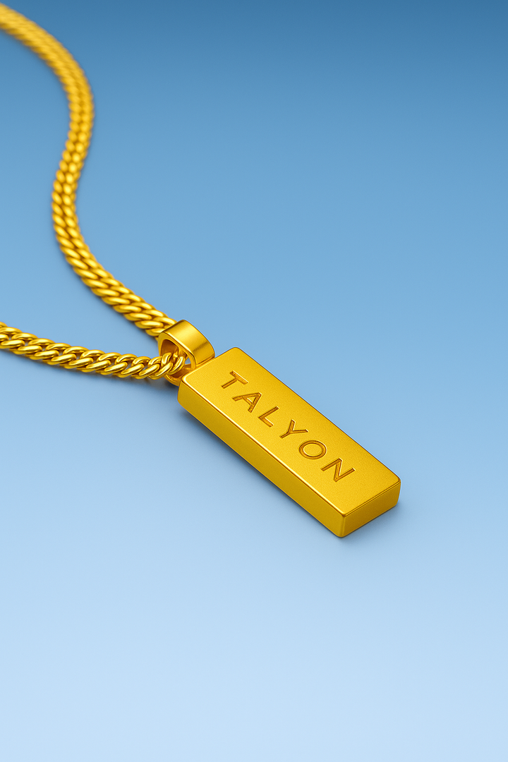 שרשרת לגבר - MINIMAL PENDANT | GOLD