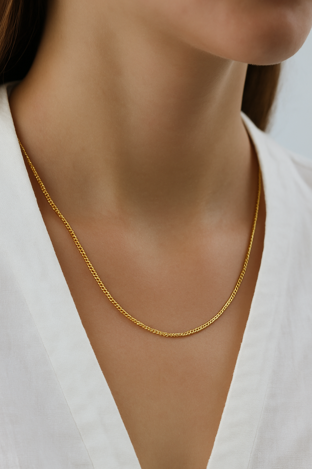 שרשרת לאישה - MINIMAL CHAIN NECKLACE