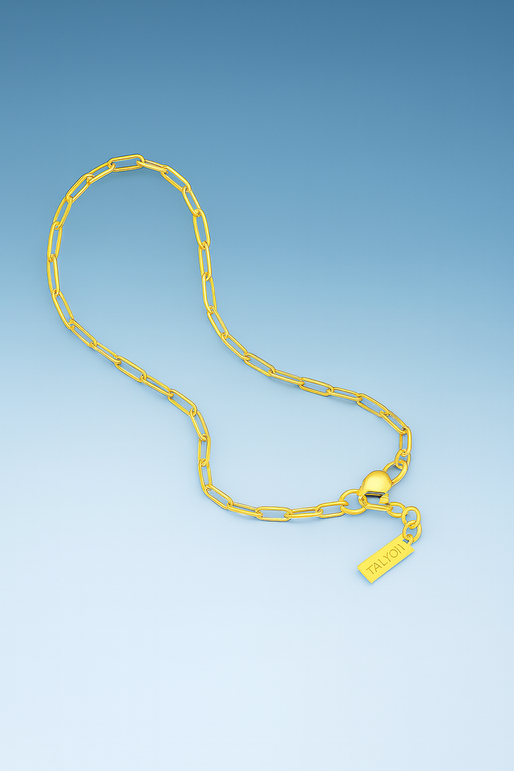 צמיד לגבר - CLIP CHAIN | GOLD