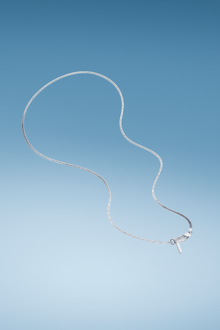 שרשרת לגבר - WIRE CHAIN | SILVER