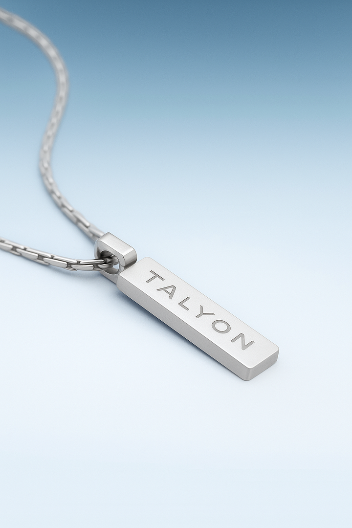 שרשרת לגבר - WIRE PENDANT | SILVER