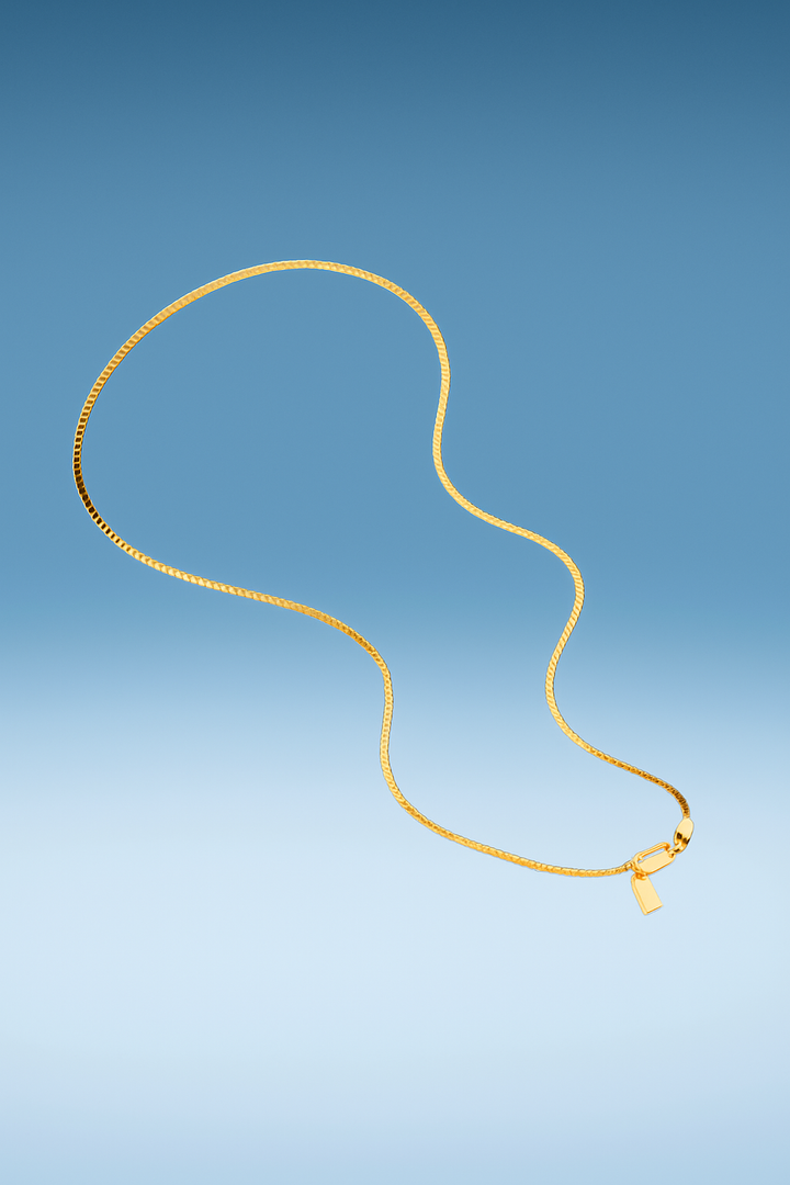 שרשרת לגבר - BOX CHAIN | GOLD