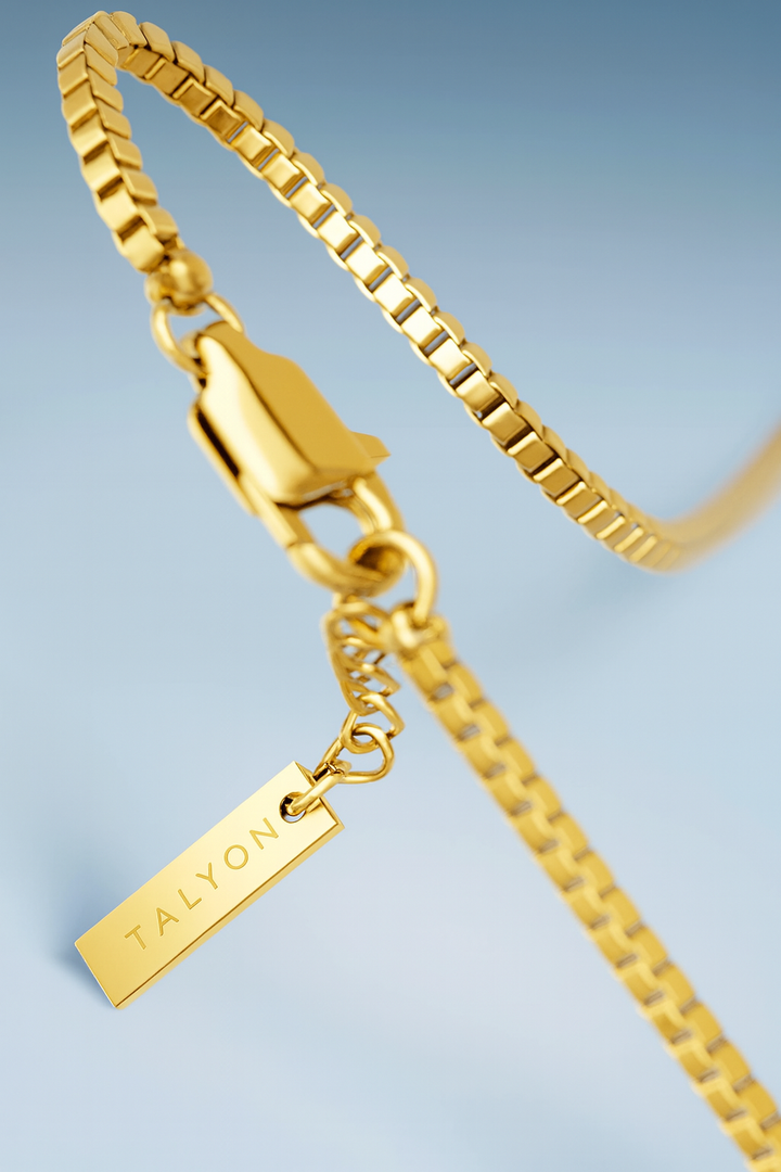 צמיד לגבר - BOX CHAIN BRACELET