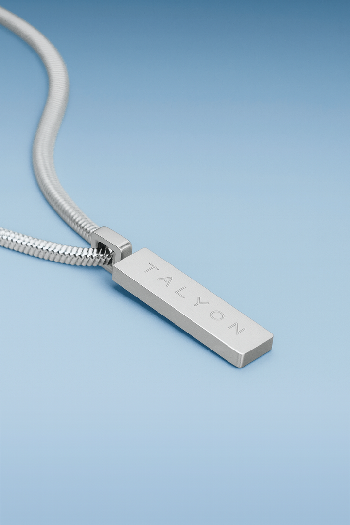 שרשרת לגבר - SQUARE PENDANT | SILVER
