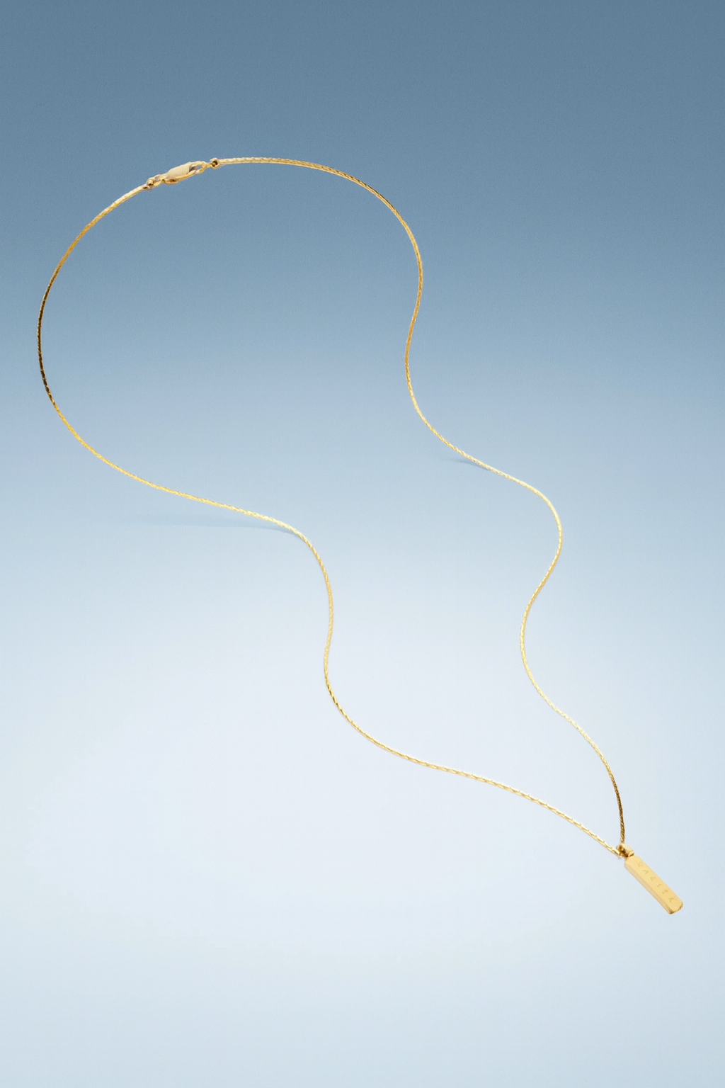 שרשרת לגבר - WIRE PENDANT NECKLACE